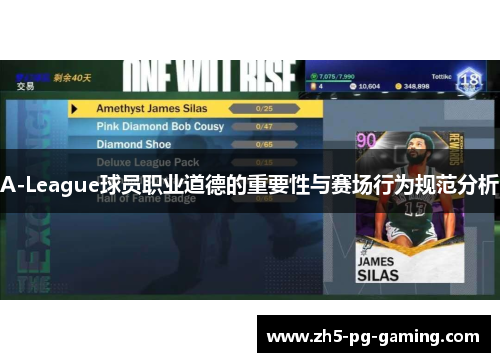 A-League球员职业道德的重要性与赛场行为规范分析