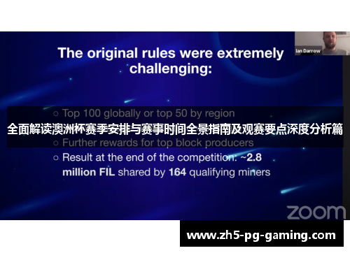 全面解读澳洲杯赛季安排与赛事时间全景指南及观赛要点深度分析篇